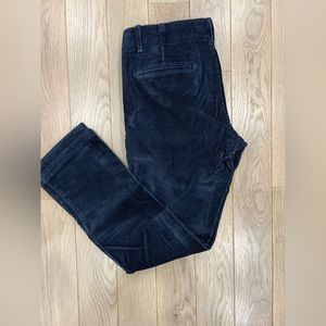 GAP lived in slim fit navy corduroy pants sz 31x30